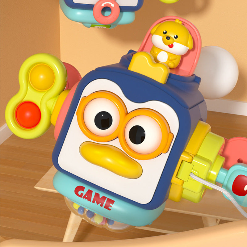 Activiteitenkubus – Houten Speelgoed voor Motorische Ontwikkeling en Creatief Spelen 2