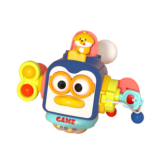 Activiteitenkubus – Houten Speelgoed voor Motorische Ontwikkeling en Creatief Spelen 1